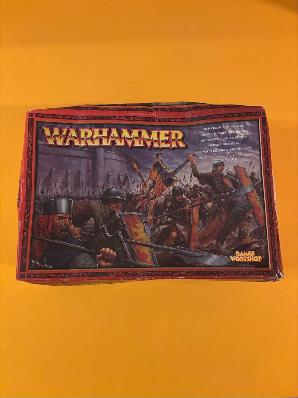 Warhammer Bretonnian Men-at-Arms set. New - open box